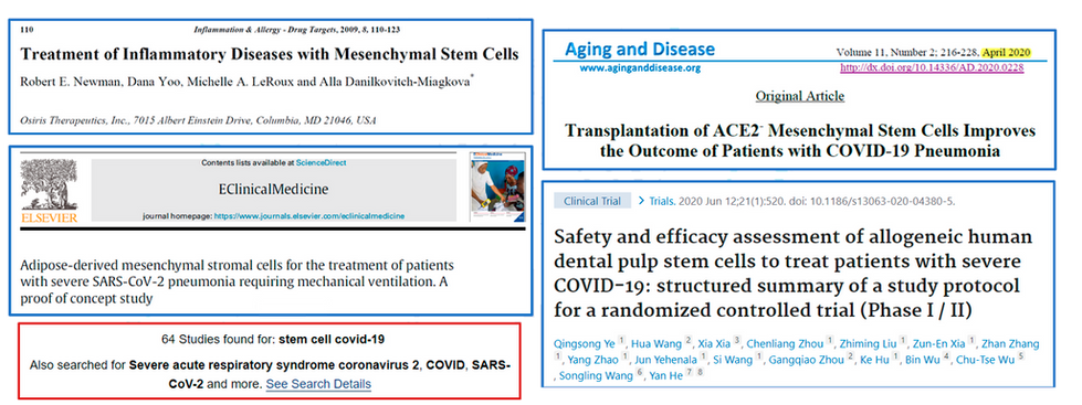 Covid-19 scientific studies